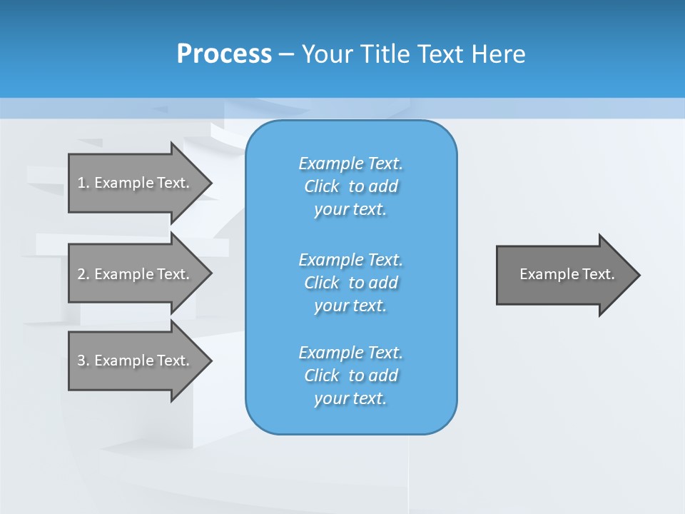 White Doorway Growth PowerPoint Template