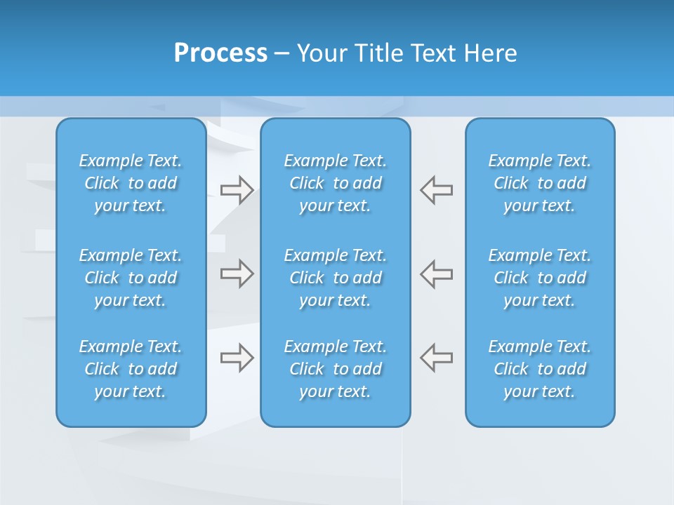 White Doorway Growth PowerPoint Template