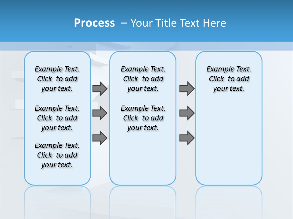 White Doorway Growth PowerPoint Template