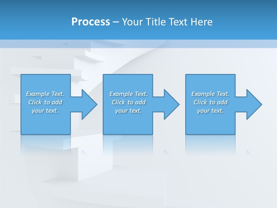 White Doorway Growth PowerPoint Template