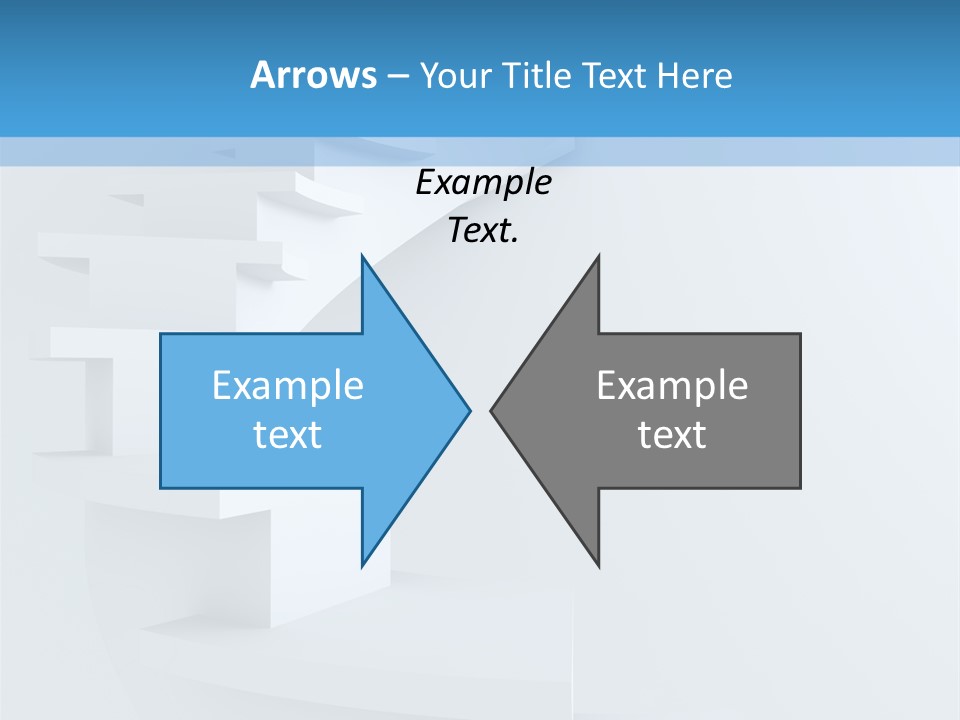 White Doorway Growth PowerPoint Template