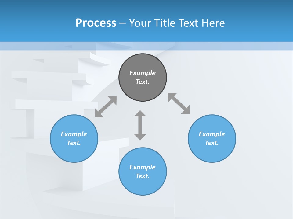 White Doorway Growth PowerPoint Template