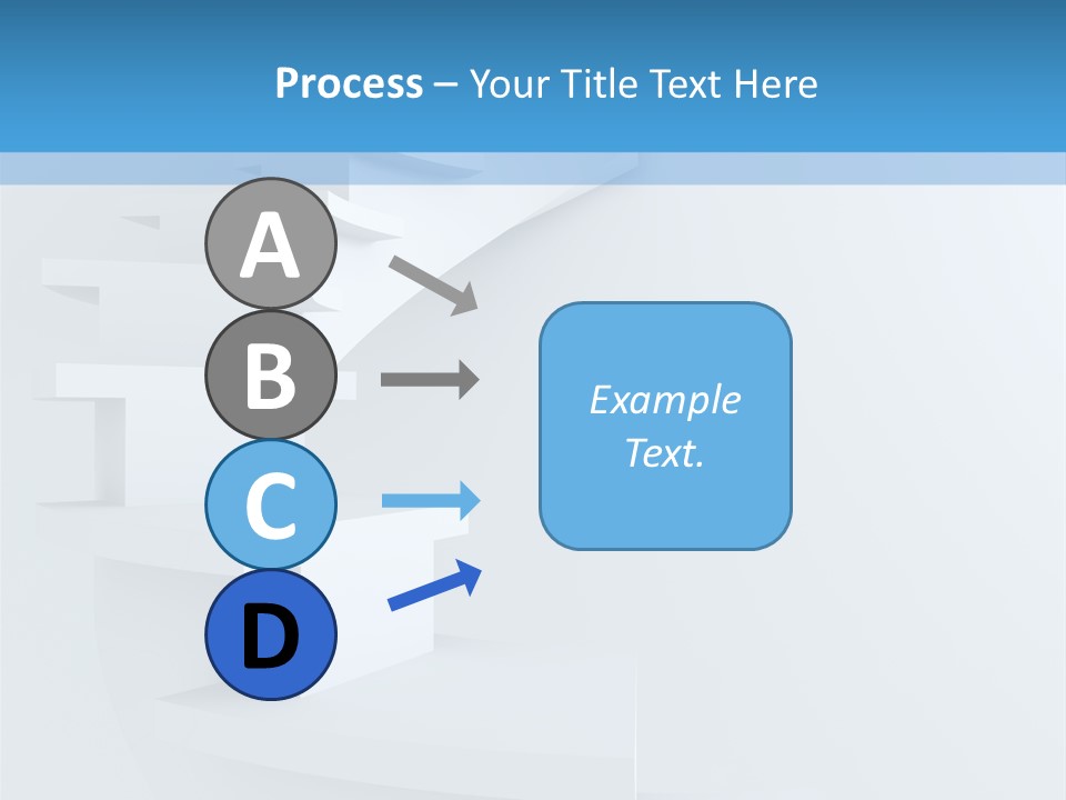 White Doorway Growth PowerPoint Template