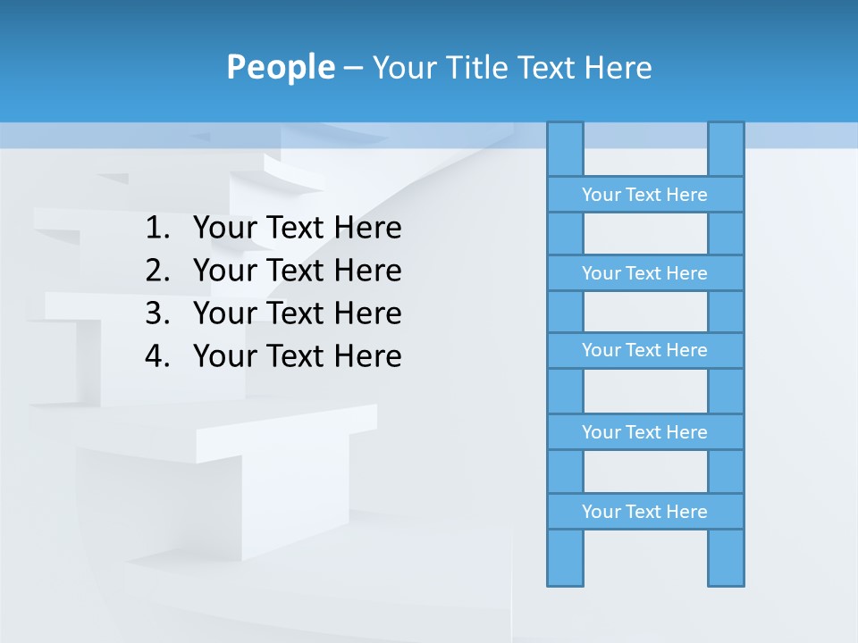 White Doorway Growth PowerPoint Template