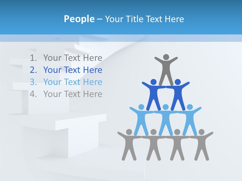 White Doorway Growth PowerPoint Template