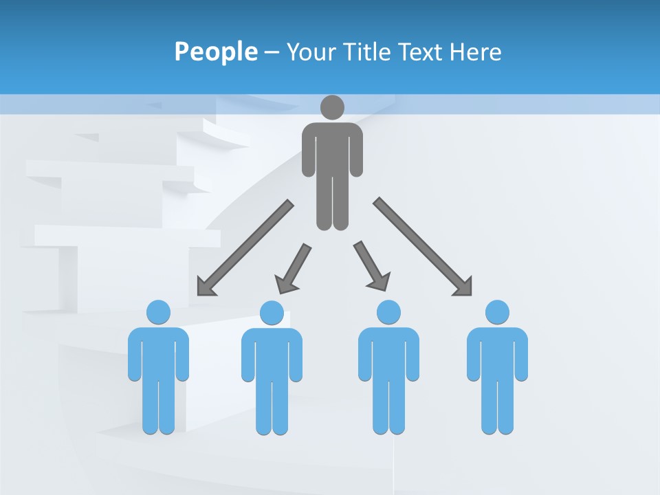 White Doorway Growth PowerPoint Template