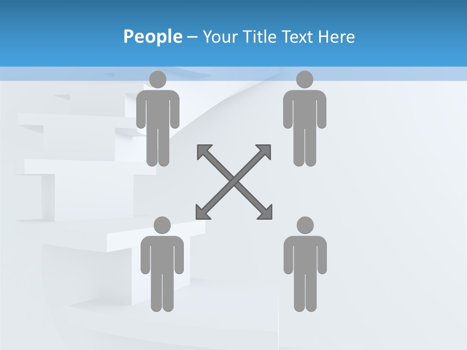 White Doorway Growth PowerPoint Template