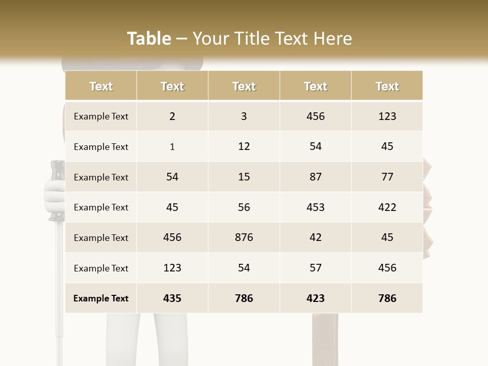 Man Hiking Human PowerPoint Template