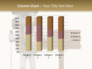 Man Hiking Human PowerPoint Template