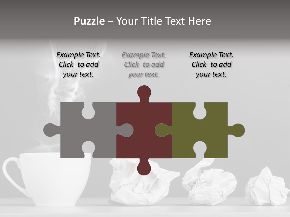 Steam Empty Idea PowerPoint Template