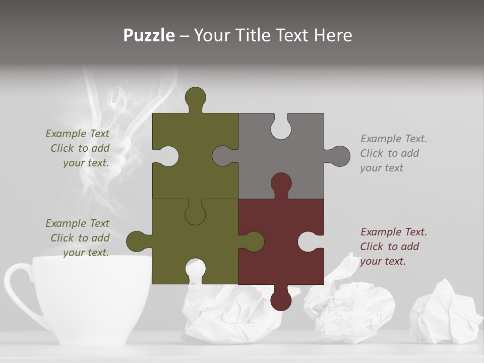 Steam Empty Idea PowerPoint Template