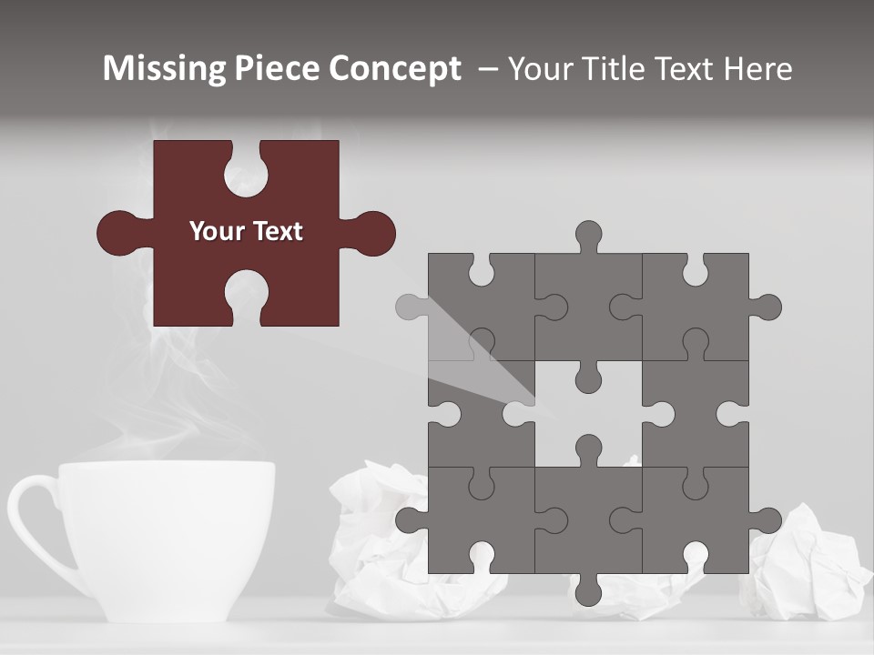 Steam Empty Idea PowerPoint Template