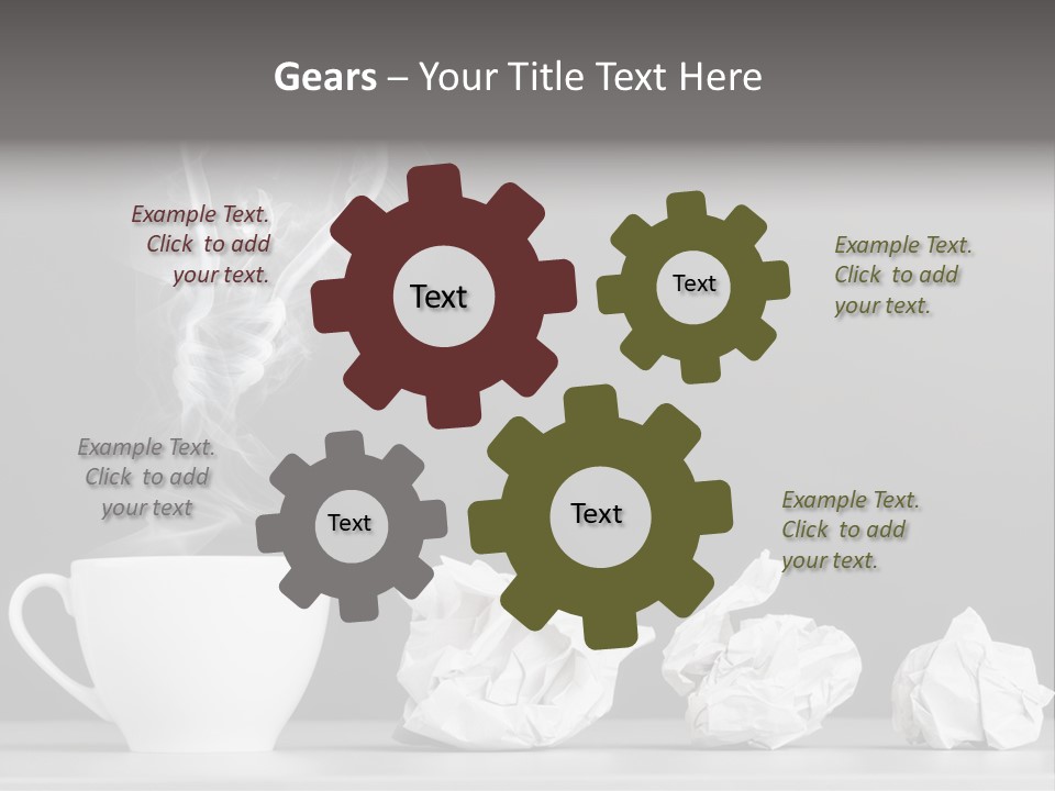 Steam Empty Idea PowerPoint Template