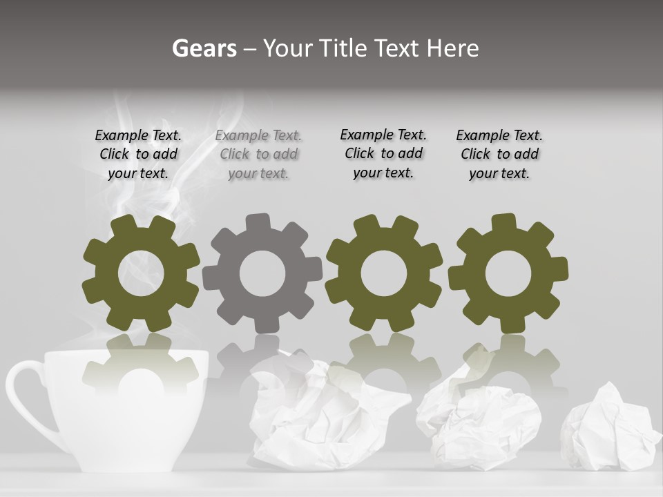 Steam Empty Idea PowerPoint Template