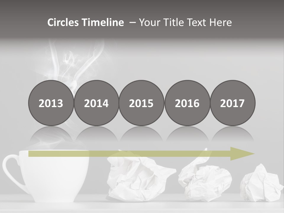 Steam Empty Idea PowerPoint Template