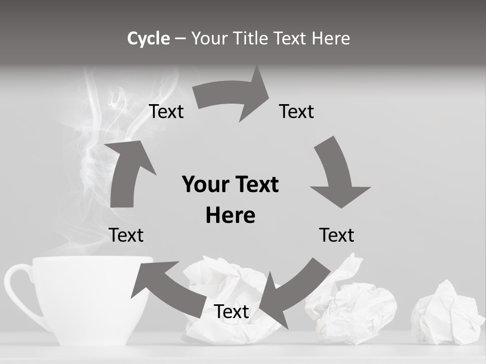 Steam Empty Idea PowerPoint Template