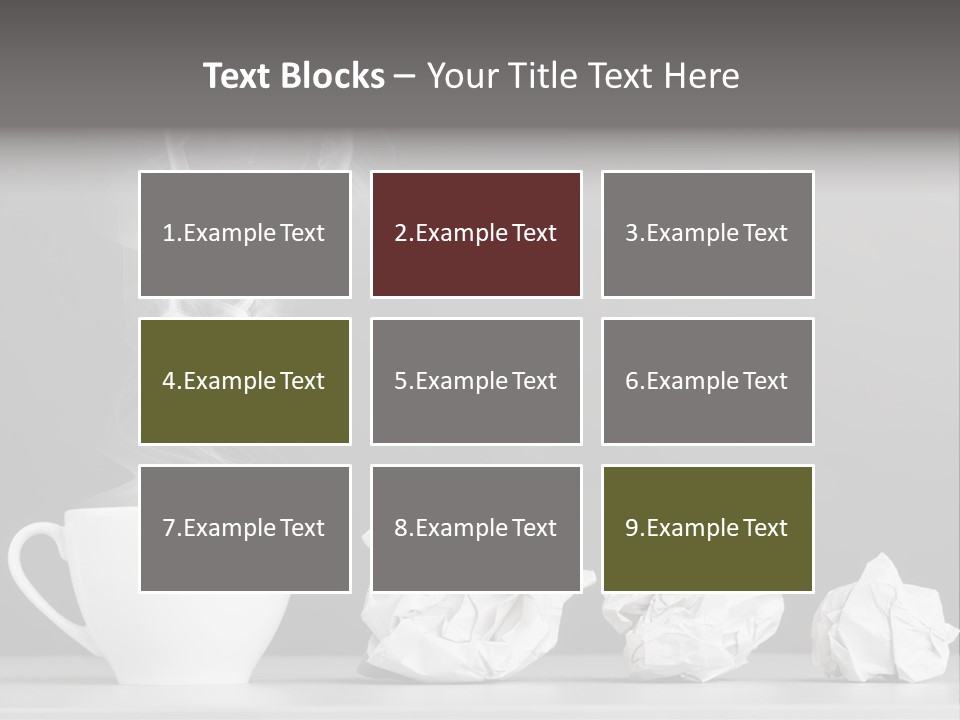 Steam Empty Idea PowerPoint Template