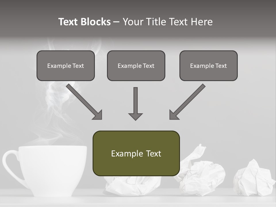 Steam Empty Idea PowerPoint Template