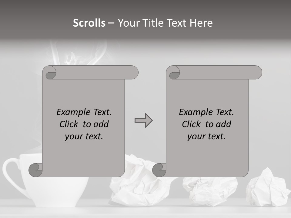Steam Empty Idea PowerPoint Template