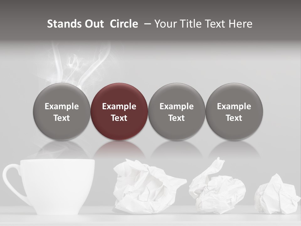 Steam Empty Idea PowerPoint Template