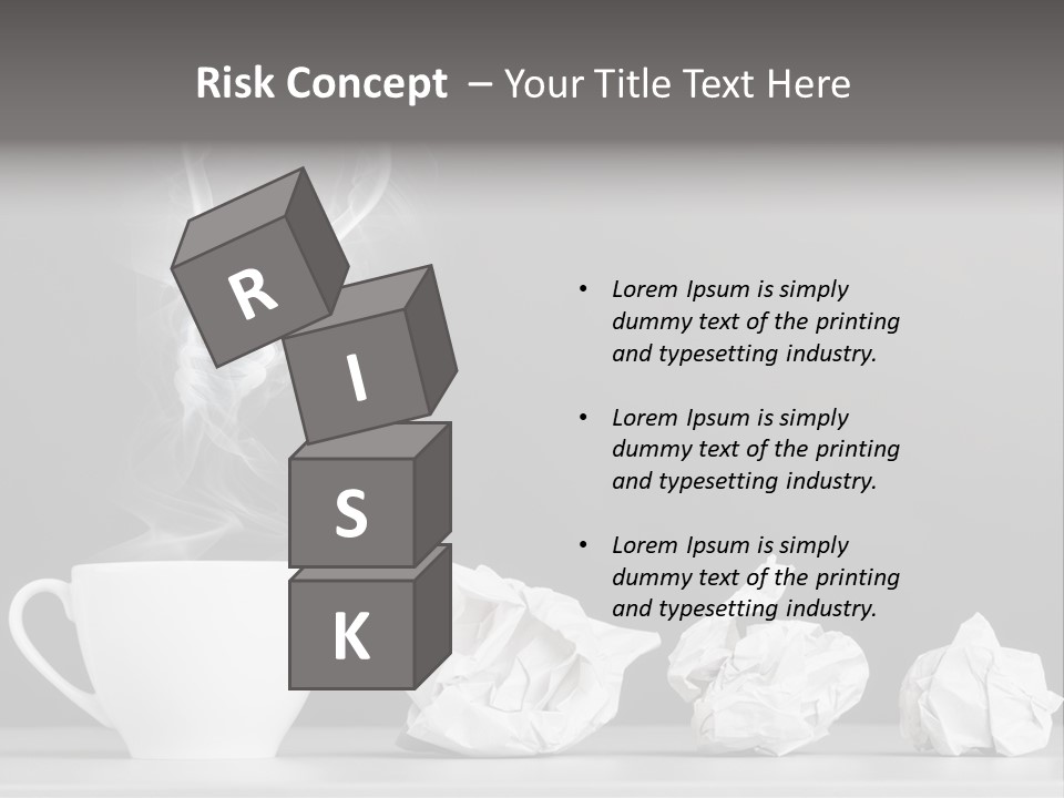 Steam Empty Idea PowerPoint Template