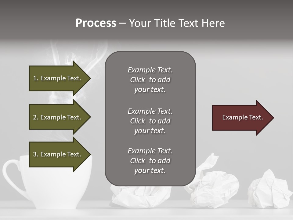 Steam Empty Idea PowerPoint Template