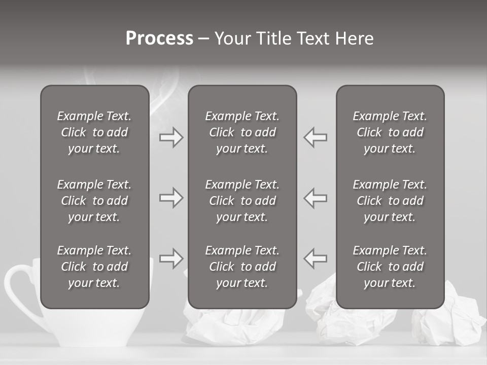 Steam Empty Idea PowerPoint Template
