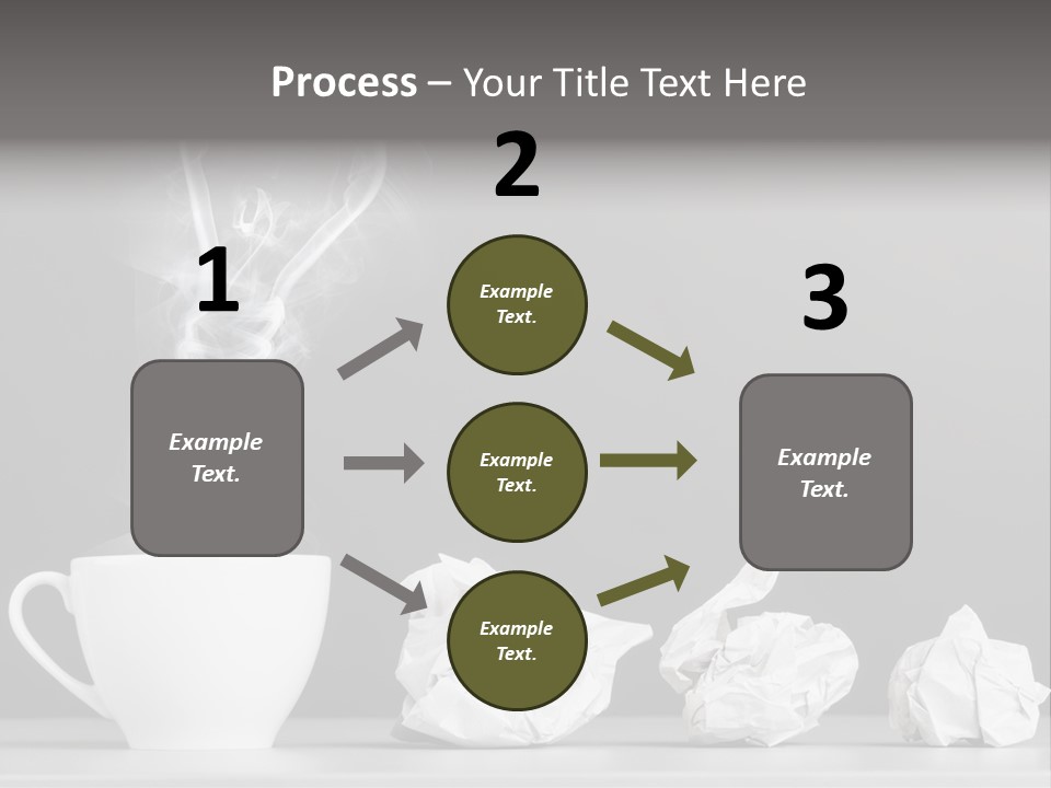 Steam Empty Idea PowerPoint Template