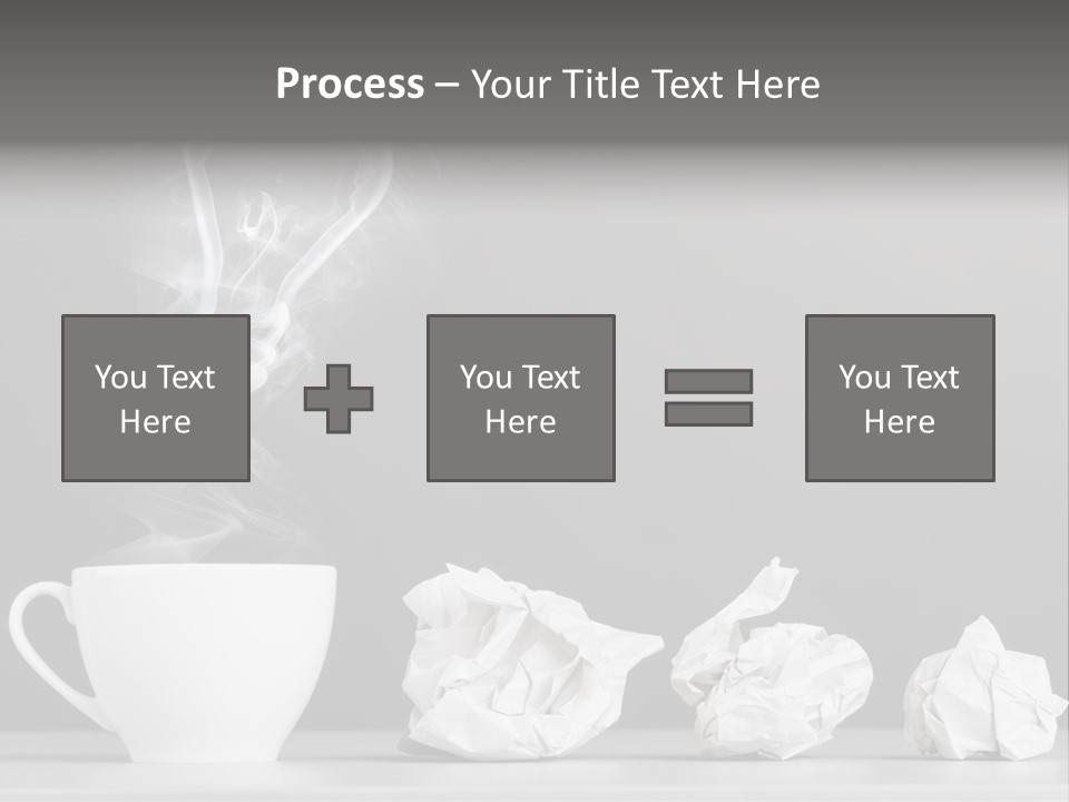 Steam Empty Idea PowerPoint Template