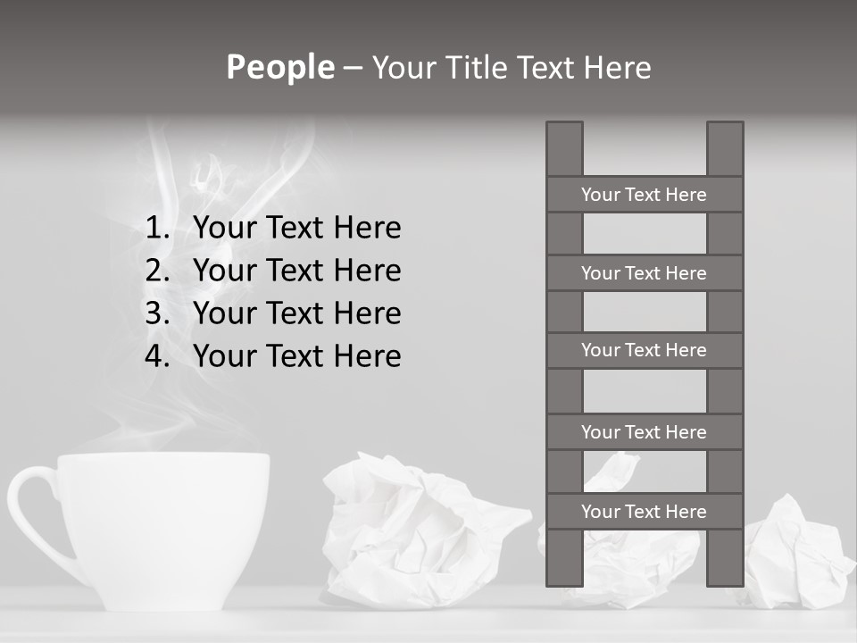 Steam Empty Idea PowerPoint Template