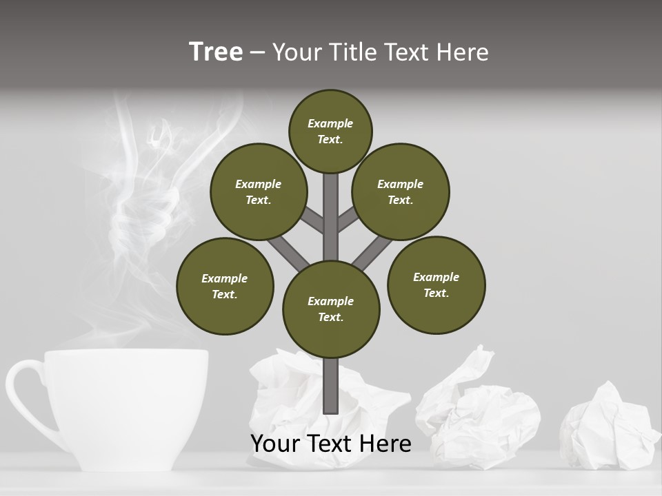 Steam Empty Idea PowerPoint Template