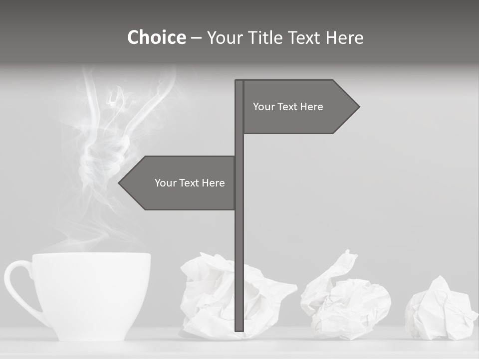 Steam Empty Idea PowerPoint Template