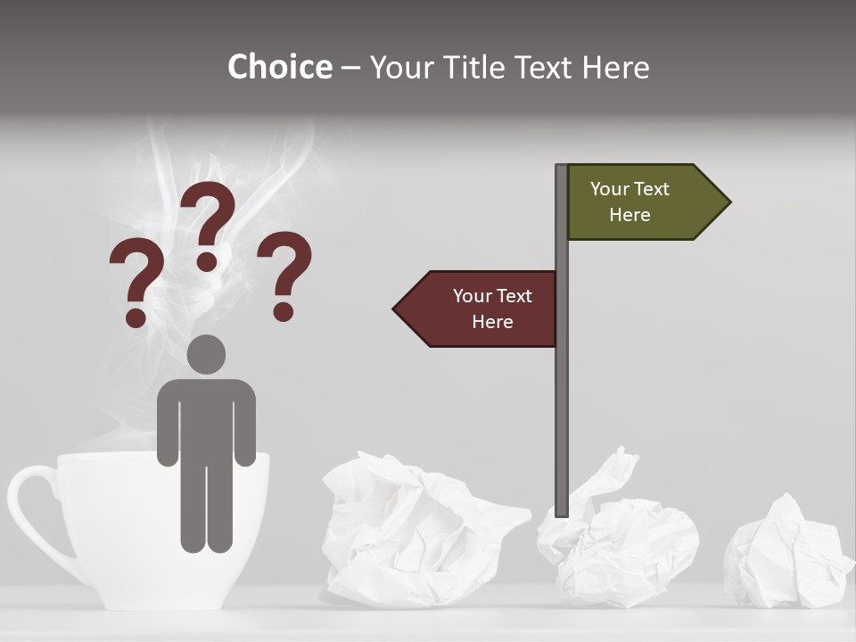 Steam Empty Idea PowerPoint Template