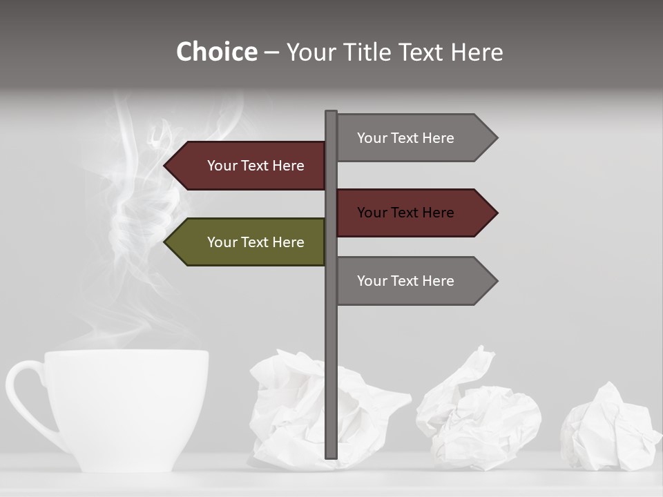 Steam Empty Idea PowerPoint Template