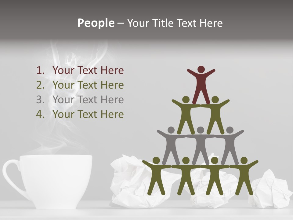 Steam Empty Idea PowerPoint Template