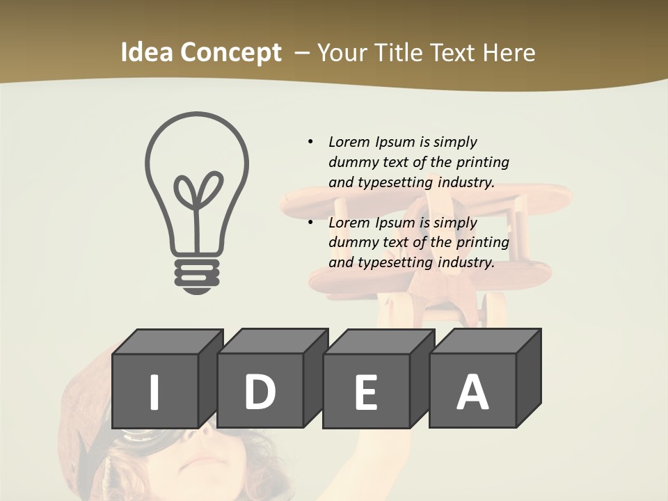 Concept Fun Baby PowerPoint Template