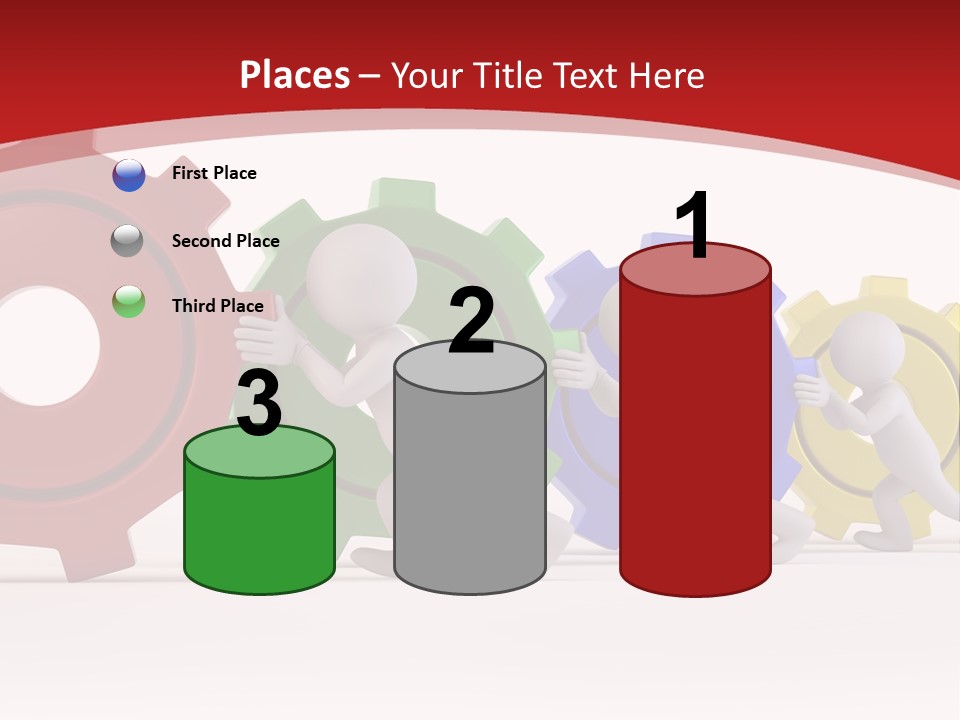 Roll Gear Machine PowerPoint Template
