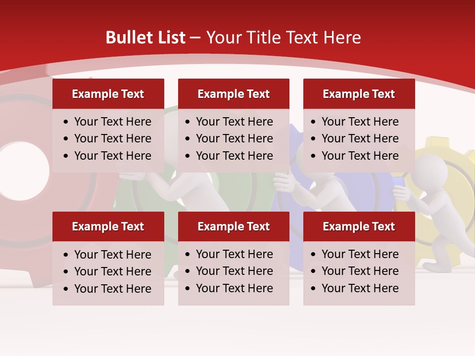 Roll Gear Machine PowerPoint Template