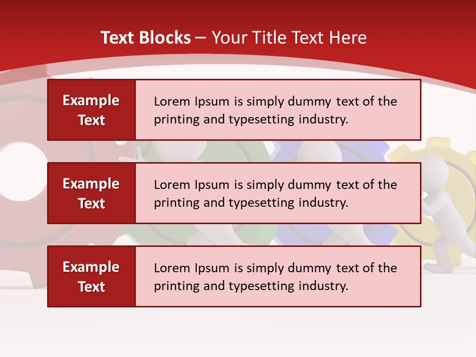 Roll Gear Machine PowerPoint Template