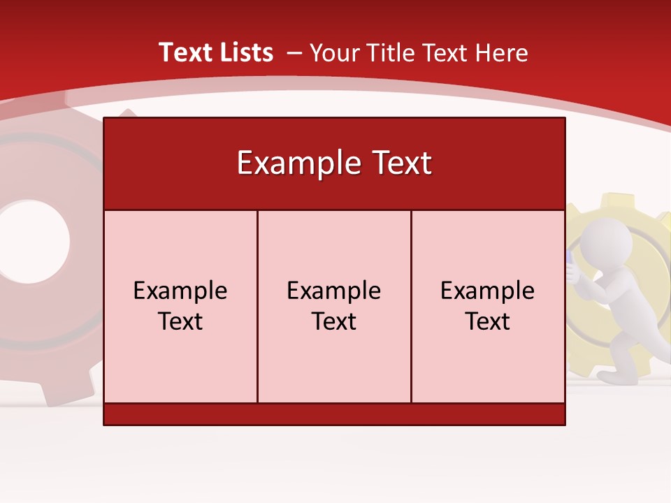 Roll Gear Machine PowerPoint Template