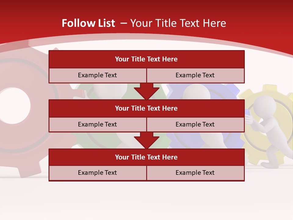 Roll Gear Machine PowerPoint Template