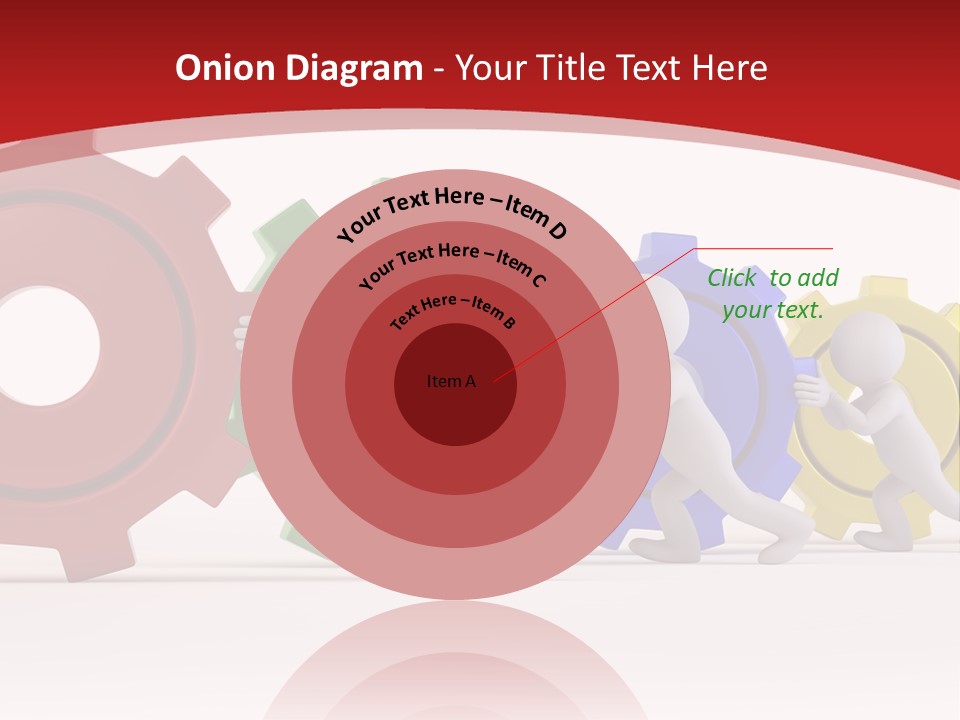 Roll Gear Machine PowerPoint Template