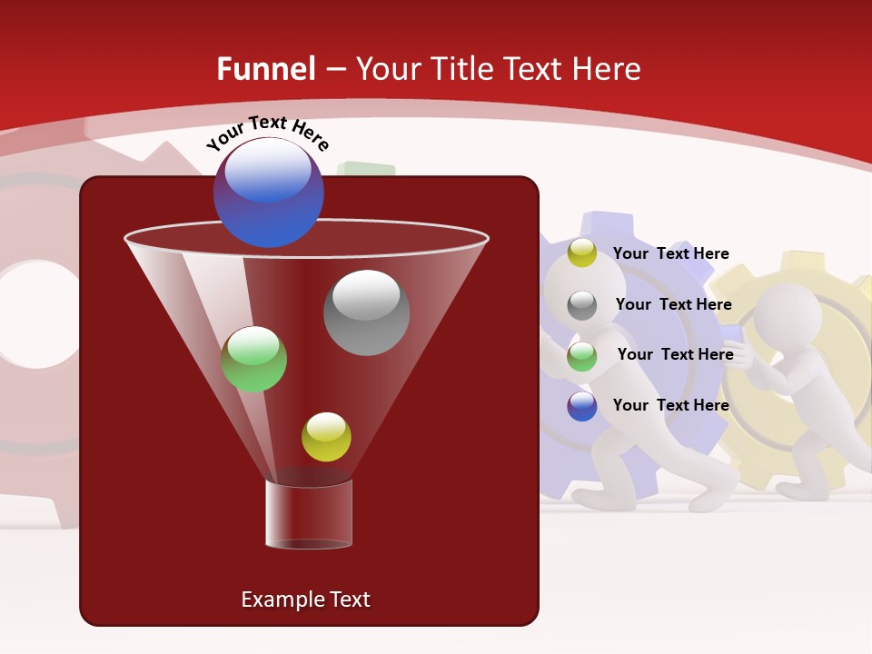 Roll Gear Machine PowerPoint Template