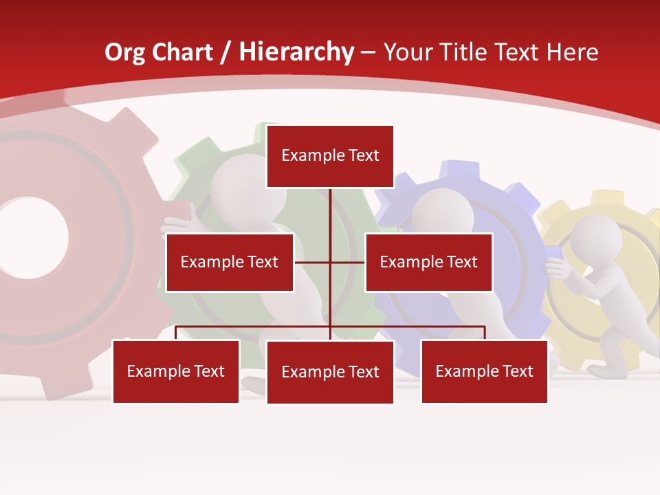 Roll Gear Machine PowerPoint Template