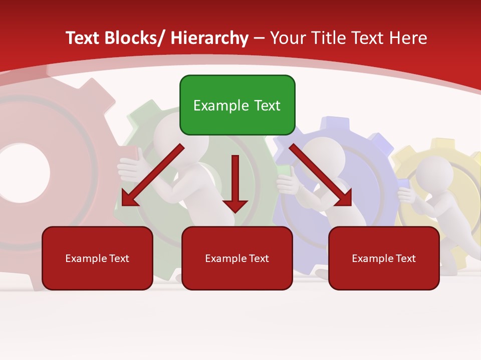 Roll Gear Machine PowerPoint Template