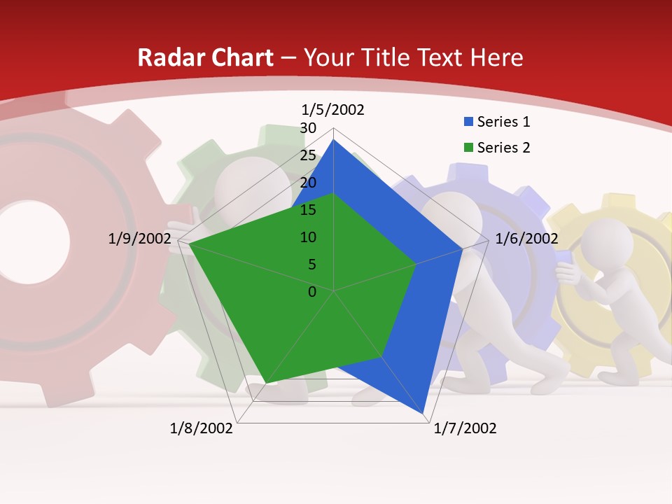 Roll Gear Machine PowerPoint Template