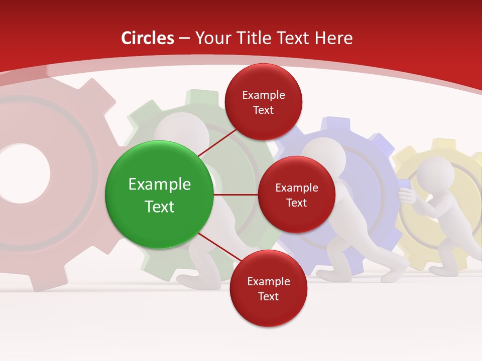 Roll Gear Machine PowerPoint Template