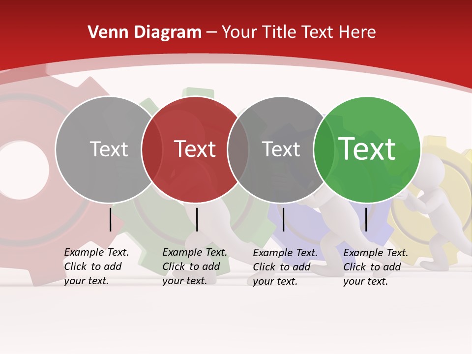 Roll Gear Machine PowerPoint Template