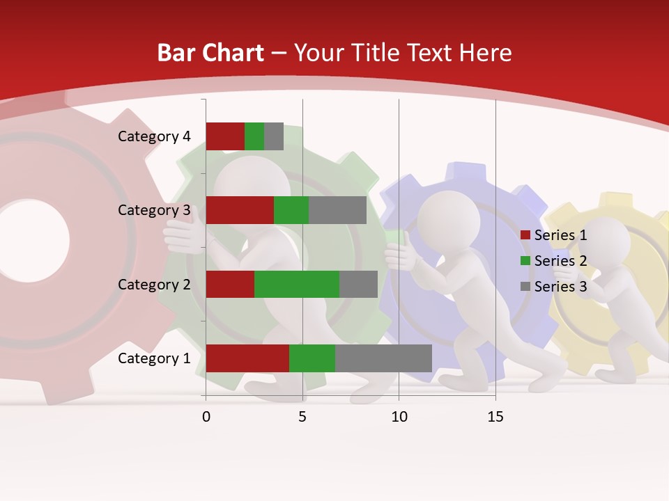 Roll Gear Machine PowerPoint Template