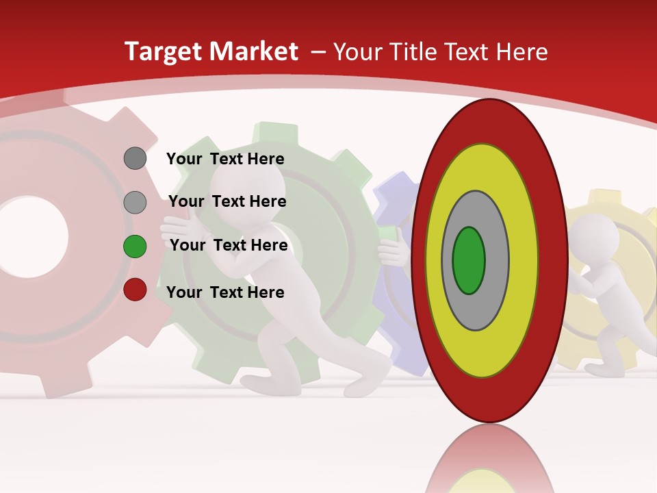 Roll Gear Machine PowerPoint Template